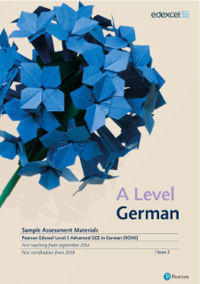Sample assessment materials - A level (German)